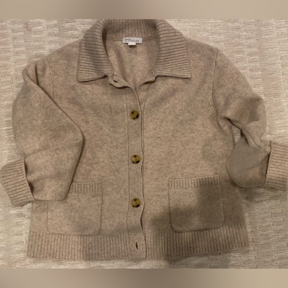 Nordstrom Signature, Wool/Cashmere Blend Sweater, Small